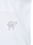 细节 - 点击放大 - CLOSED - x Jupe by Jackie动物刺绣纯棉府绸T恤