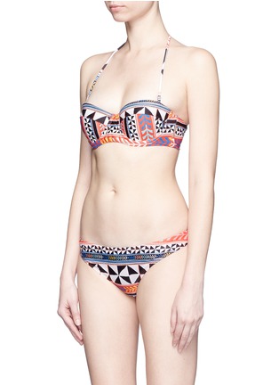 模特儿示范图 - 点击放大 - MARA HOFFMAN - 风车印花比基尼泳衣