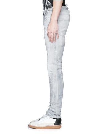 细节 - 点击放大 - DSQUARED2 - Slim水洗磨破修身牛仔裤