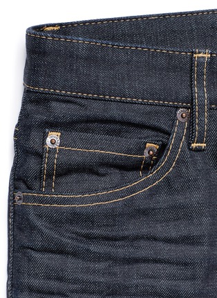  - DSQUARED2 - 修身水洗花卉布拼贴牛仔裤