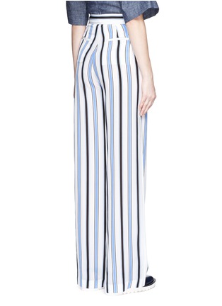 背面 - 点击放大 - MSGM - 拼色条纹真丝长裤