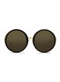 首图 - 点击放大 - LINDA FARROW - oversize板材金属圆框太阳眼镜