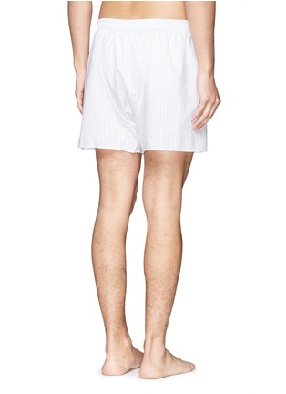 背面 - 点击放大 - ZIMMERLI - 暗条纹纯棉平脚内裤