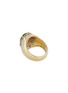 模特儿示范图 - 点击放大 - SAMUEL KUNG - 'Cab' diamond jade 18k yellow gold ring