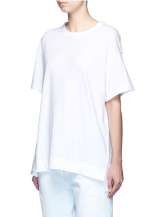 正面 - 点击放大 - TU ES MON TRÉSOR - 亮片拼贴装饰纯棉T恤