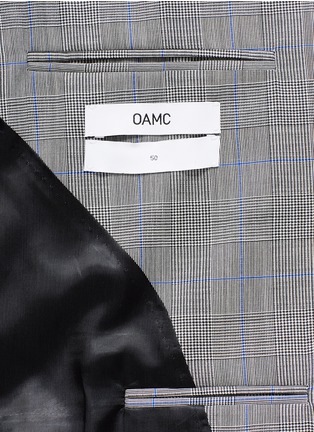  - OAMC - 圆点镂空格纹图案羊毛西服外套