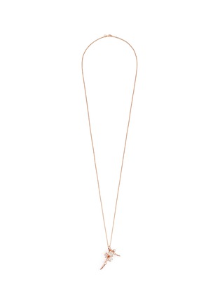 首图 - 点击放大 - SHAUN LEANE - Large branch pendant diamond and cultured pearl necklace