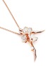 模特儿示范图 - 点击放大 - SHAUN LEANE - Large branch pendant diamond and cultured pearl necklace
