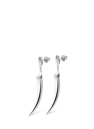 首图 - 点击放大 - SHAUN LEANE - Silver knife edge tusk earrings