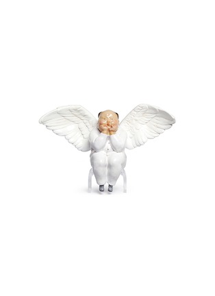 首图 –点击放大 - X+Q - “节庆男天使”雕塑－白色