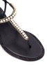 细节 - 点击放大 - RENÉ CAOVILLA - 人造珍珠及仿水晶夹脚凉鞋