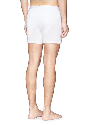 背面 - 点击放大 - ZIMMERLI - 852 Silk de luxe纯色真丝四角内裤