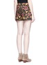 背面 - 点击放大 - ALICE + OLIVIA - 花卉刺绣棉质短裤