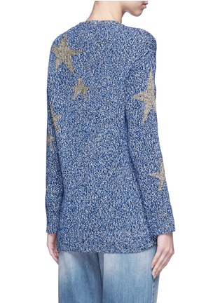 背面 - 点击放大 - VALENTINO GARAVANI - 五角星嵌花棉混羊毛针织衫