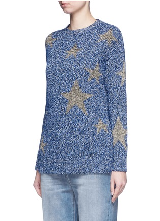 正面 - 点击放大 - VALENTINO GARAVANI - 五角星嵌花棉混羊毛针织衫
