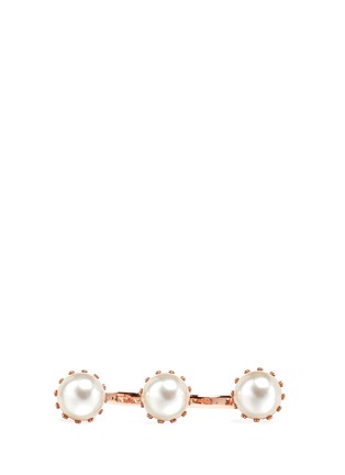 模特示范图 - 点击放大 - JOOMI LIM - LADY REBEL双圈开口戒指