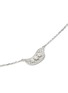 模特儿示范图 - 点击放大 - BAO BAO WAN - 白色18K金钻石珍珠豌豆项链