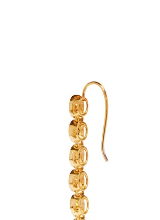 细节 - 点击放大 - AISHWARYA - Mounted diamond gold alloy drop earrings
