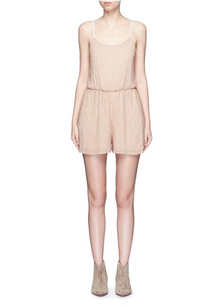 首图 - 点击放大 - ALICE + OLIVIA - MIKA珠饰吊带短连体裤