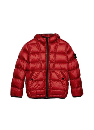 首图 - 点击放大 - STONE ISLAND - 童装连帽羽绒外套