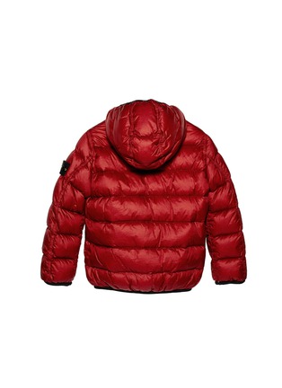 模特儿示范图 - 点击放大 - STONE ISLAND - 童装连帽羽绒外套