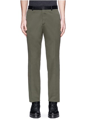 首图 - 点击放大 - BALENCIAGA - 拼色纯棉直脚长裤