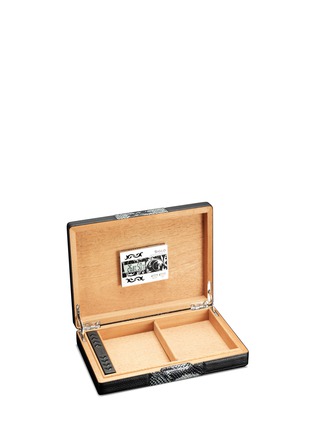  - SIGLO ACCESSORY - 蛇纹真皮旅行雪茄盒