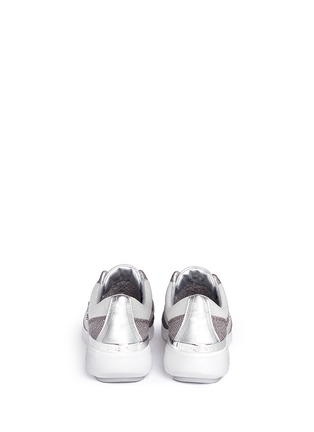 背面 - 点击放大 - MICHAEL KORS - Skyler金属丝线编织运动鞋