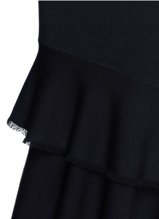 细节 - 点击放大 - THEORY - NILIMARY须边荷叶边针织连衣裙