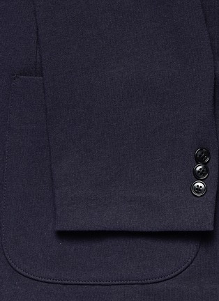 细节 - 点击放大 - NLST - Cotton jersey knit blazer