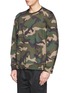 正面 -点击放大 - VALENTINO GARAVANI - Camouflage French terry sweatshirt