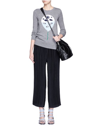 模特示范图 - 点击放大 - MARKUS LUPFER - Balloon Sailor气球图案针织衫