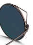 细节 - 点击放大 - MATTHEW WILLIAMSON - X LINDA FARROW金属圆框反光镜片太阳眼镜