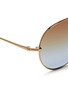 细节 - 点击放大 - MATTHEW WILLIAMSON - Metal gradient aviator sunglasses