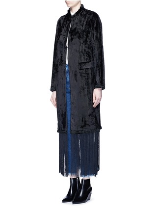 正面 - 点击放大 - TOGA ARCHIVES - 绒面流苏长款大衣