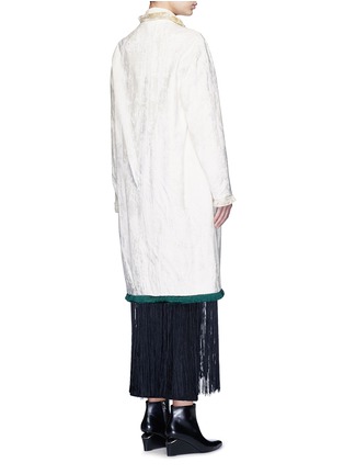 背面 - 点击放大 - TOGA ARCHIVES - 丝绒质感流苏长款大衣