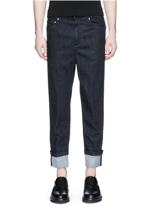 细节 - 点击放大 - NEIL BARRETT - 轻水洗修身牛仔裤