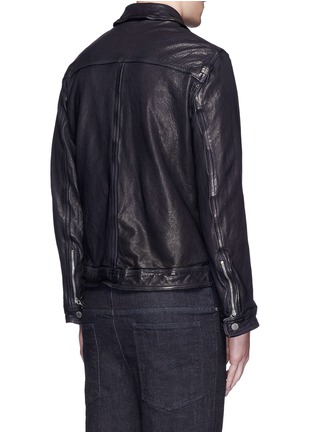 背面 - 点击放大 - NEIL BARRETT - 纹理牛皮外套