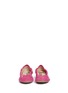 模特儿示范图 - 点击放大 - SAM EDELMAN - Felicia儿童款镂空绒面皮芭蕾平底鞋