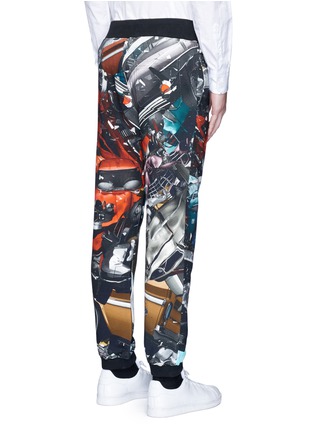 背面 - 点击放大 - CHRISTOPHER KANE - 撞车印花纯棉长裤