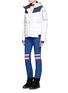 模特示范图 - 点击放大 - PERFECT MOMENT - AURORA彩虹条纹喇叭滑雪裤