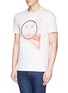 正面 -点击放大 - PAUL SMITH - Logo pima cotton T-shirt 
