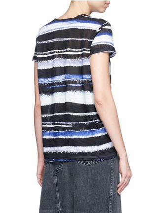 背面 - 点击放大 - PROENZA SCHOULER - 拼色横纹纯棉T恤