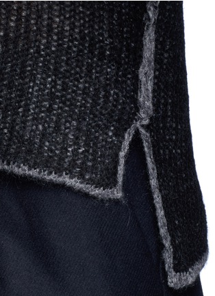 细节 - 点击放大 - ACNE STUDIOS - Vasya混马海毛高领针织衫