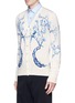 正面 -点击放大 - ALEXANDER MCQUEEN - 青花瓷图案羊毛混丝针织外套