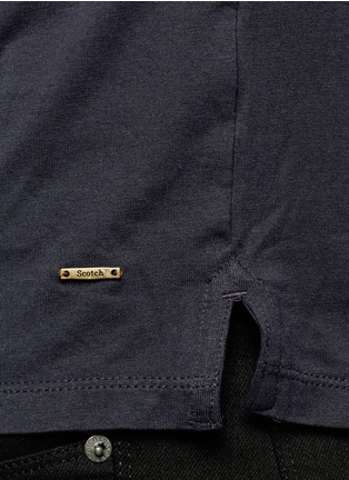 细节 - 点击放大 - SCOTCH & SODA - 混棉圆领长袖T恤