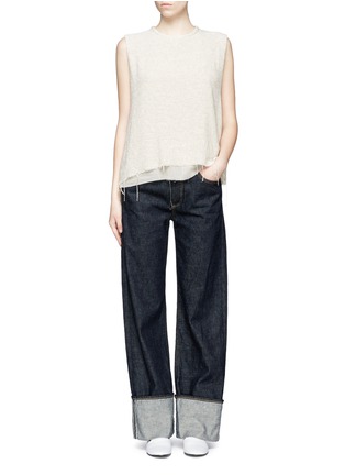 模特儿示范图 - 点击放大 - SIMON MILLER - ATTOYAC须边层次针织背心