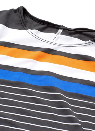 细节 - 点击放大 - VITAMIN A  - CANNES粗细条纹短款防晒衣