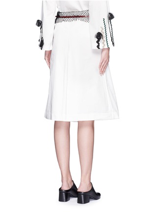 背面 - 点击放大 - TOGA ARCHIVES - 网状拼贴阔腿裤