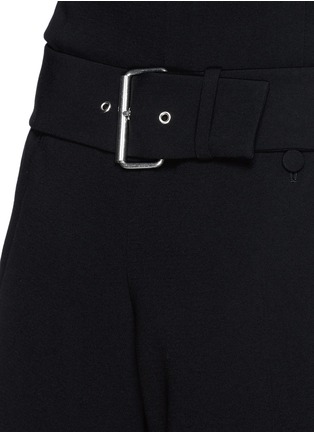 细节 - 点击放大 - ALEXANDERWANG - 腰带装饰褶裥绉绸短裤